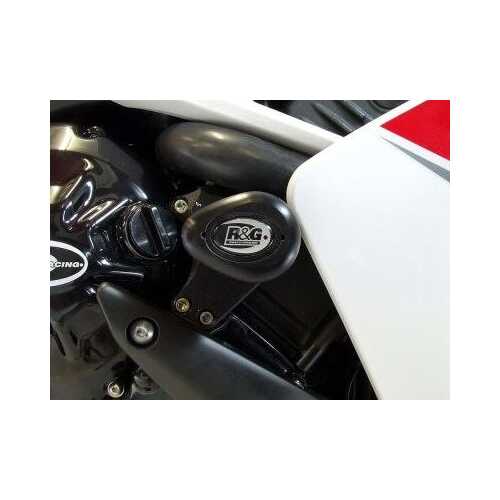 Crash Protectors (Black) - Yamaha R1 '07-'08 Uppers