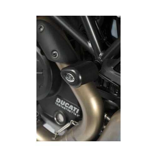 Aero Crash Protectors (Black) - Ducati Diavel 2011-