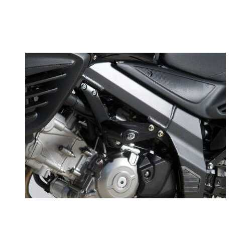 Aero Crash Protectors (Black) - Suzuki V Strom 650