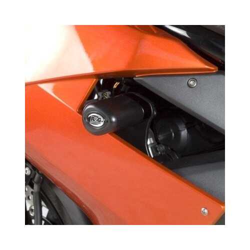 No-cut Aero Frame Sliders (Black) - Kawasaki ER6-F '09-'11