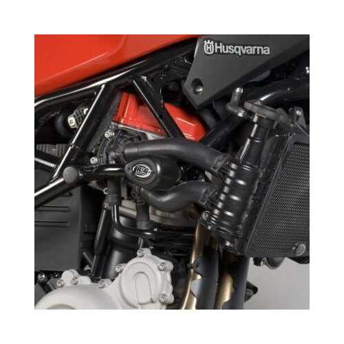 Aero Crash Protectors (Black) - Husqvarna NUDA 900R 2012-