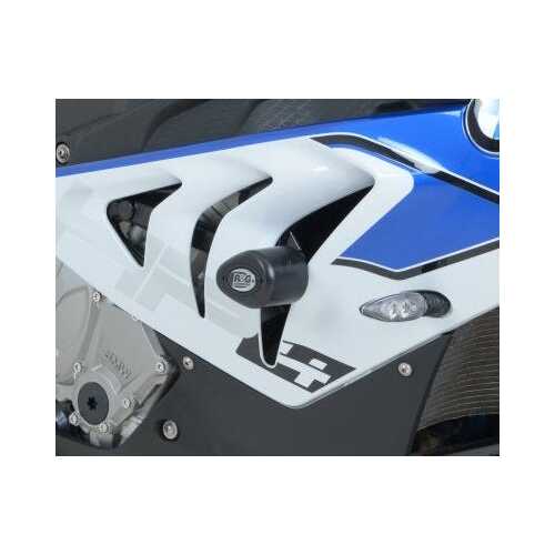 No-cut Aero Frame Sliders (White) - BMW S1000RR 2012-