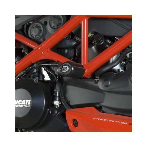 Aero Crash Protectors (Black) - Ducati Streetfighter 848 2012-