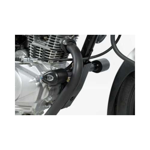 Aero Crash Protectors (Black) - Honda CBF125 '09-