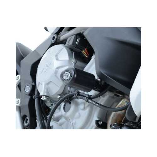 Aero Crash Protectors (Black) - MV AGUSTA 675 BRUTALE/800 BRUTALE/RIVALE 800