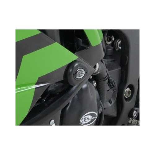 Aero Crash Protectors (Black) - RACE KIT ONLY - Kawasaki ZX6 2009-20