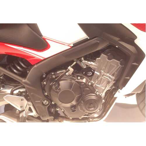 No-cut Aero Frame Sliders (Black) - Honda CBR650F '14-