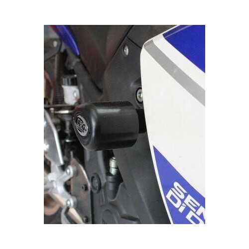 No-cut Aero Frame Sliders (White) - YAMAHA YZF-R25 '14-18, R3 '15-18