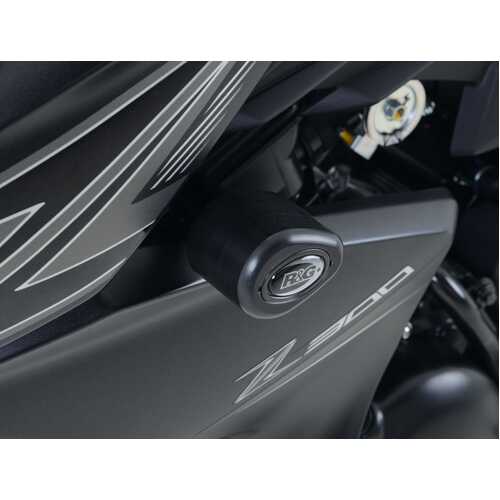 Aero Crash Protectors (Black) - Kawasaki Z250/Z300