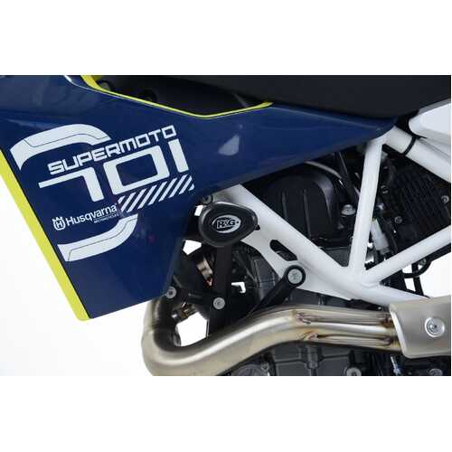 Aero Crash Protectors (Black) - Husqvarna 701 Enduro/Supermoto 2