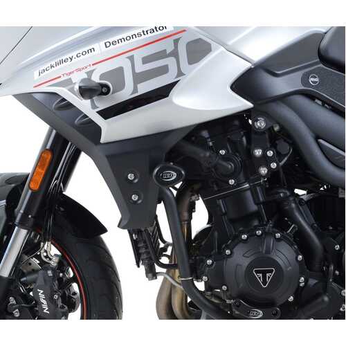 Crash Protectors (Black) - Triumph Tiger 1050 Sport '16-