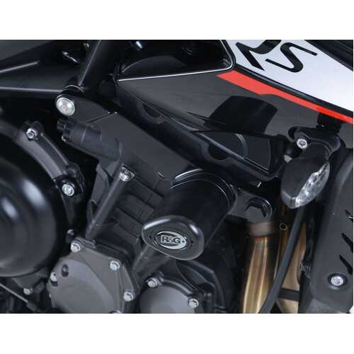 Aero Crash Protectors (Black) - Triumph Street Triple 765 RS/R/S '17-