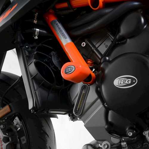 Aero Crash Protectors (Orange) - KTM Super Duke R '20-