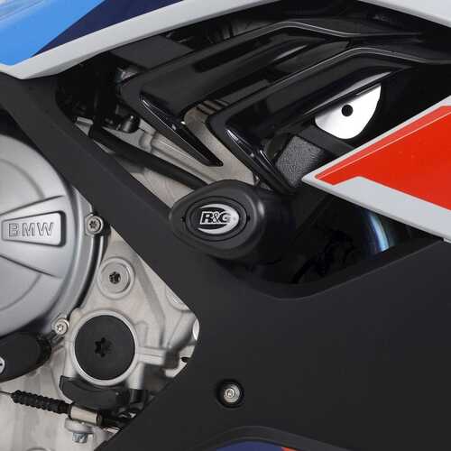 Aero Crash Protectors (Black) - (asymmetrical RACE),M1000RR '21-