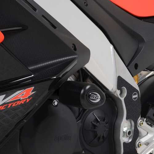 Aero Crash Protectors (Black) - Aprilia RSV4 1100 (Factory) '21-