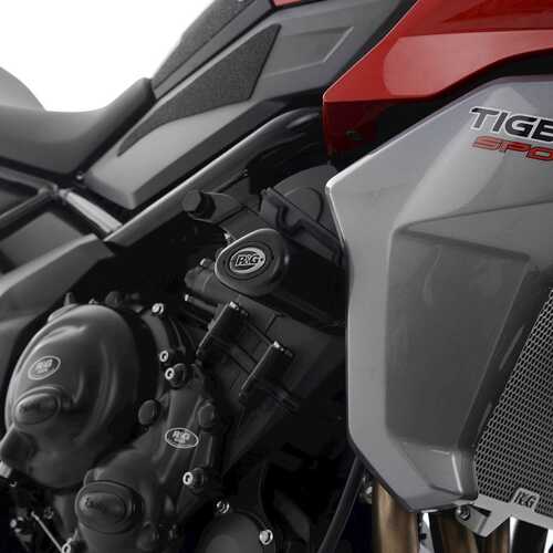 Aero Crash Protectors (Black) - Tiger 660 Sport '22-