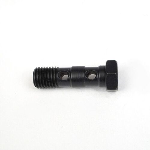 Whites Brake - 10mm Double Banjo Bolt - Black 10X1.25