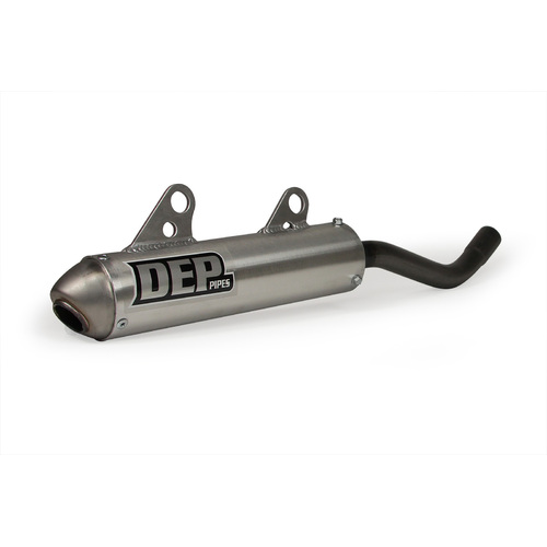 DEP Pipes Kawasaki 2 Stroke Standard Silencer - KX 125 2003-On (SHORTY)