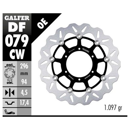 Galfer Standard Floating Front(Abs) Wave Rotor