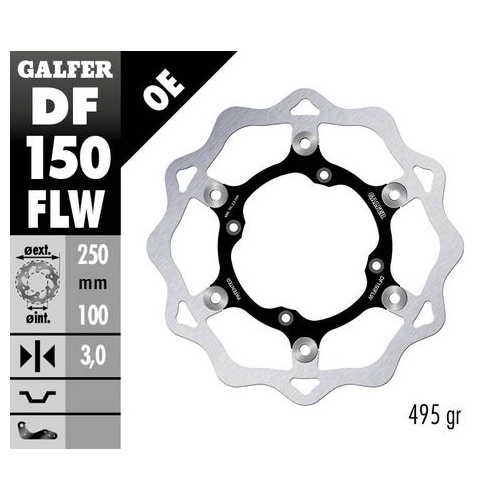 Galfer Standard Floating Wave Rotor