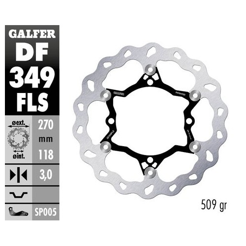 Galfer Standard Solid Mount Rotor