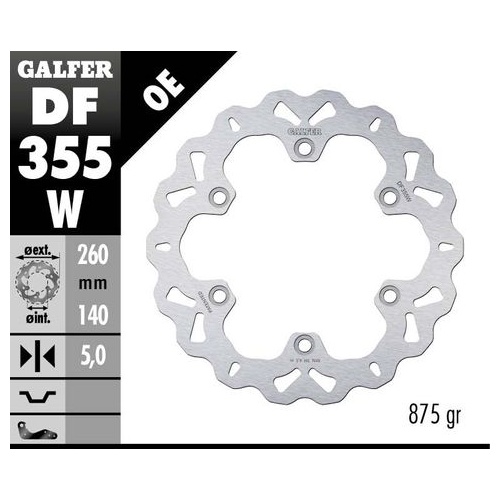 Galfer Standard Solid Mount Rotor