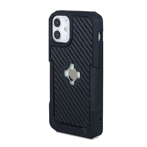 Cube X-Guard Case (iPhone 12 Varieties) - Carbon Fibre + Mount