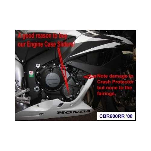 ENG/CAS/SLID RH CBR600RR 07-08 (Black)