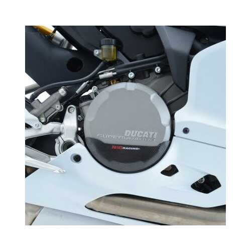 Carbon Engine Case Cover (RHS) Only - V2 Panigale