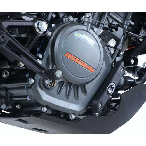 Engine Case Slider RHS, KTM 125 Duke '17- / RC125 '17- (Black)