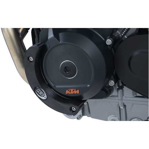 Engine Case Slider (LHS) only - KTM 790 Duke (Black)