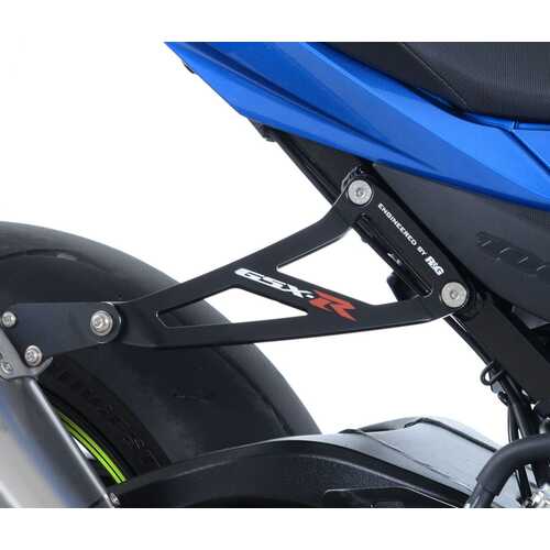 R&G EXHAUST HANGER, BLACK, SUZUKI GSX-R1000/R '17-