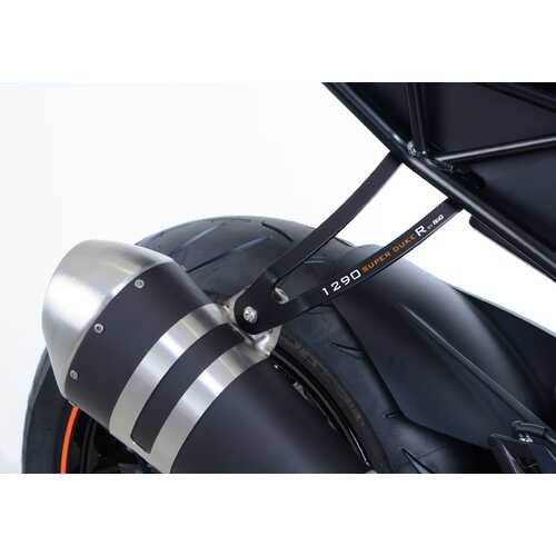 R&G EXHAUST HANGER, BLACK, KTM 1290 SUPER DUKE '17-