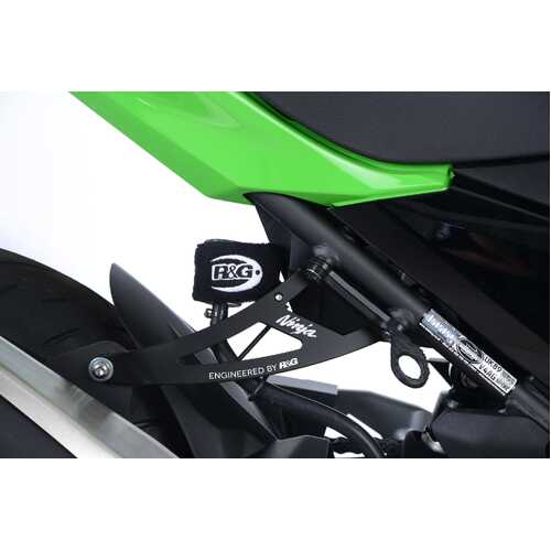 Exhaust Hanger, BLACK, Kawasaki Ninja 400