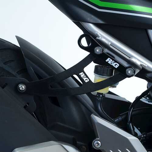 Exhaust Hanger, BLACK, Kawasaki Ninja 125 / Z125 '19-