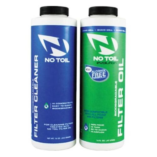 No Toil Evolution 2 Pack Air Filter Oil & Cleaner 475Ml