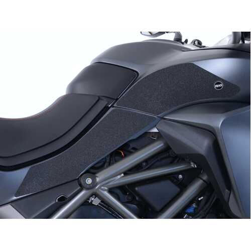 R&G Tank Traction Grip Kit - Ducati MTS1260 Traction Grips : 4-Grip Kit (Black)