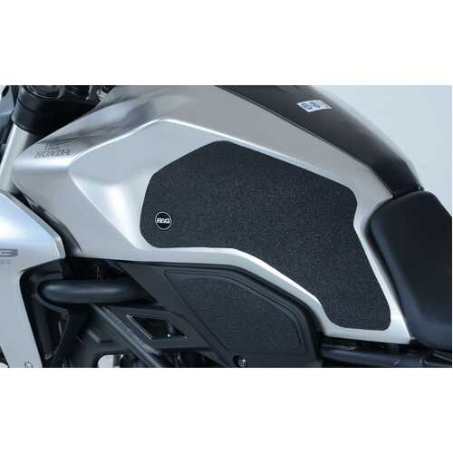 R&G Tank Traction Grip Kit - Honda CB300R '18- Tank Traction Grips : 4-Grip Kit (Clear)