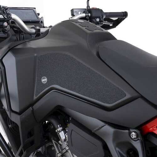 Hon Africa Twin '20- Tank Traction Grips : 3-Grip Kit (Black)