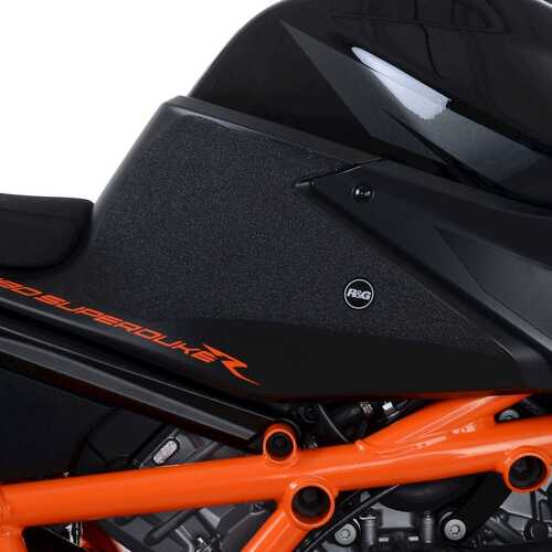 KTM 1290 Super Duke R '20-Tank Tract Grips:2-Grip Kit (Black)