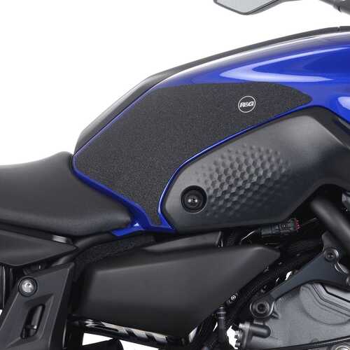 R&G Tank Traction Grips for Yamaha MT-07 '21- (Black)