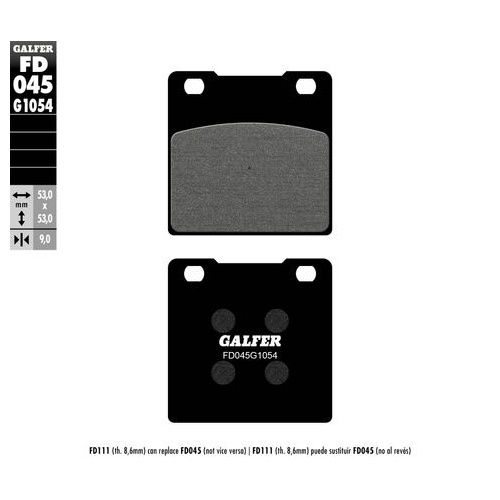 Galfer Semi-Metallic Compound 4