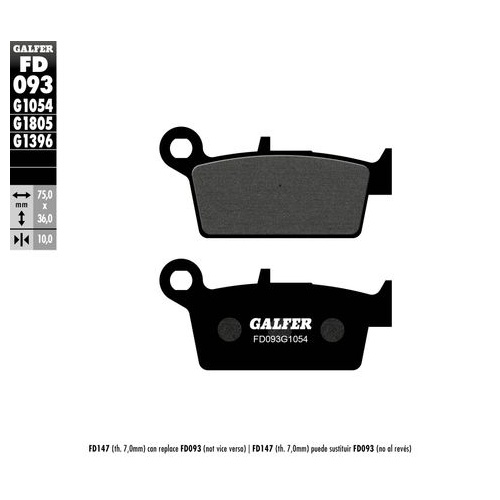 Galfer Semi-Metallic Compound 27