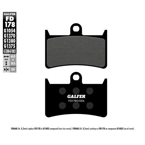 Galfer Semi-Metallic Compound 57