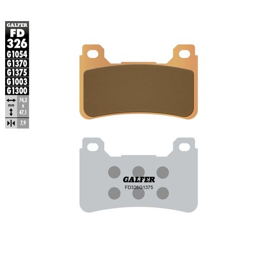 Galfer Hh Sintered Compound 43