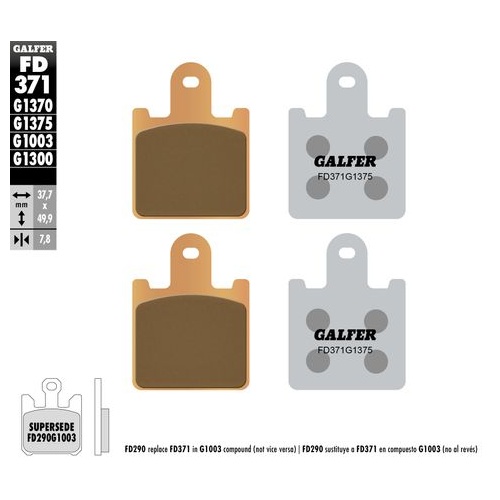 Galfer Hh Sintered Compound 55