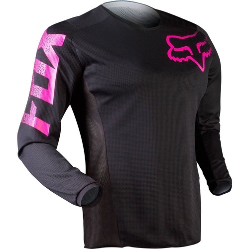 Fox 2020 Blackout Ladies Jersey Black Pink