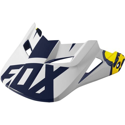 Fox V1 Race Visor SE White Yellow