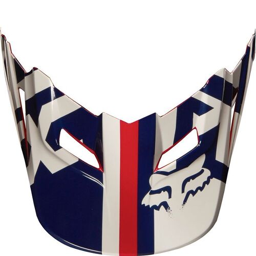 Fox MX17 V1 Falcon Visor Red White