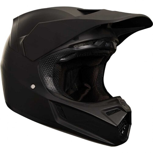 Fox V3 Matte Carbn ECE Helmet 2019 Matte Black